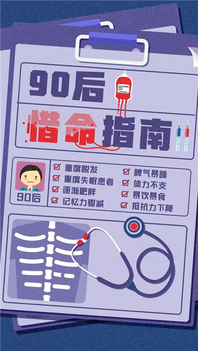 淘寶發(fā)布《90后惜命指南》，肥胖和體力不支，需要養(yǎng)生